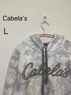 Cabela's 迷彩柄 フード付きパーカー L