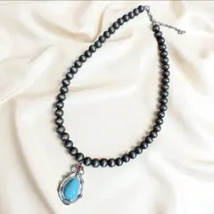 ターコイズ 燻 ネックレス 赤 インディアン ジュエリー ナバホ族