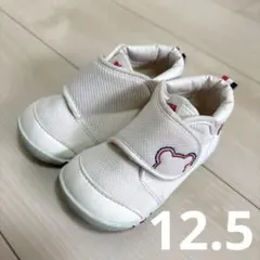 ファーストシューズ　ホワイト (miki HOUSE / 12.5)