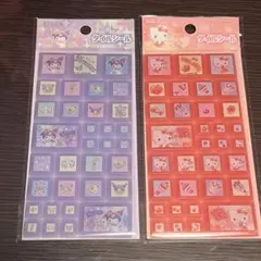 サンリオキャラクター 【正規品2枚セット タイルシール ゆめかわ！キティ&クロミ