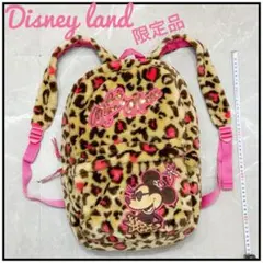 Disney Land 限定 ミニー リュック ヒョウ柄