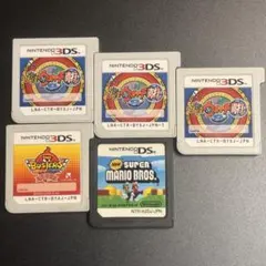 【ジャンク②】3DS 妖怪ウォッチ真打×3 赤猫団 他1個　合計5個セット