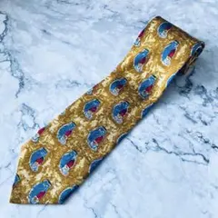 【未使用タグ付き】GIVENCHY ジバンシィ 総柄ネクタイ シルク100%