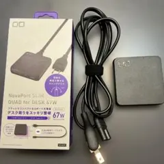 CIO NovaPort SLIM QUAD for DESK 67Wブラック