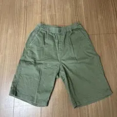 UNIQLO ハーフパンツ キッズ150 オリーブグリーン