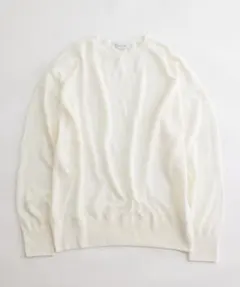 アダムエロペ　麻調 シアー サマーニット ビッグプルオーバー ユニセックス