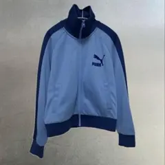 PUMA ライトブルー ネイビー トラックジャケット