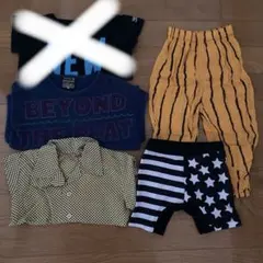 GROOVY COLORS 子供用トップスとボトムス4枚セット80~90