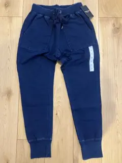 GU デニムスエット　イージーパンツ　M ブルー