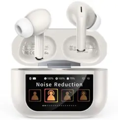 新品 タッチスクリーン付き ワイヤレスイヤホン