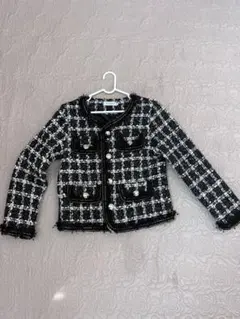 新品　美品　ツイード　卒園式ジャケット