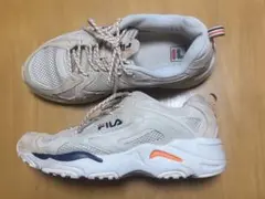 FILA×ビーファースト★レイトレーサー★ABCマート限定ベージュ 24.5cmのサムネイル