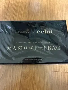 エクラ10月号付録 Drawer × éclatドゥロワー大人のロゴトートバッグ