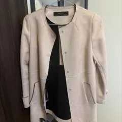 ZARA BASIC スエード風ジャケット ピンク