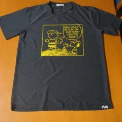 PEANUTS ピーナッツ 半袖Tシャツ グレー Lサイズのサムネイル