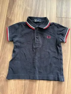 人気】FRED PERRYボーダーポロシャツ グレー XS短丈 ジャストサイズ