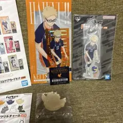 新品★ハイキュー　一番くじ　F賞アクリルスタンド G賞チャーム　I賞 3種　月島