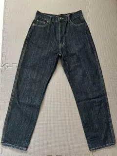 GRL ダークブルー ハイウエスト ストレートデニム Mサイズ