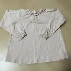 120サイズ フリル付き長袖シャツ