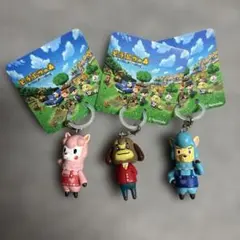 あつまれ どうぶつの森 めじるしアクセサリー 3個セット ケント カイゾー リサ