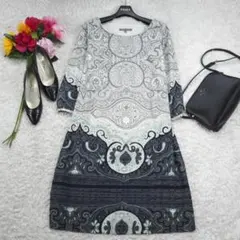 H112*LAURA ASHLEY ローラアシュレイ☆ペイズリー柄☆ワンピース