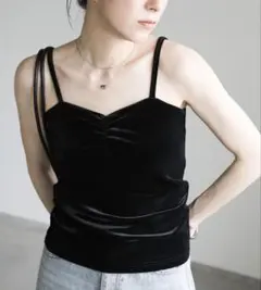 セレクトモカ 　ベロアカップ付きキャミソールのサムネイル