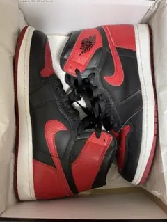 試着のみNIKE AIR JORDAN 1 HIGH OG BRED 2016 - メルカリ