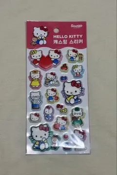 【韓国限定】ハローキティ シール　ぷっくりシール　マシュマロシール
