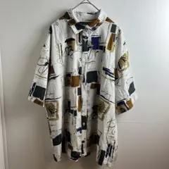 INGNI イング アート柄 総柄 シャツA