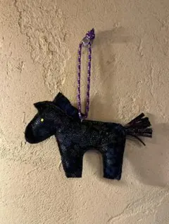 A-3【一点物】本革 馬チャーム｜2026年干支｜幸運のお守り