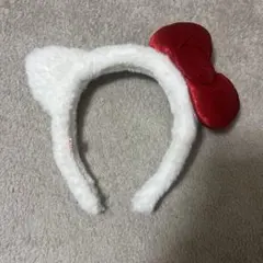 ハローキティ リボン付きカチューシャ