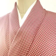 6k1638 着物 正絹 袷 小紋 ピンク 青 黄色 白 紫 緑 柄物 和装 - メルカリ