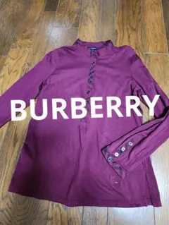 BURBERRY バーガンディ 長袖チュニック サイズ2のサムネイル