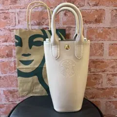 スタバ　SAKURA 2026 ボトル　ショルダーバッグ　メタリックピンク