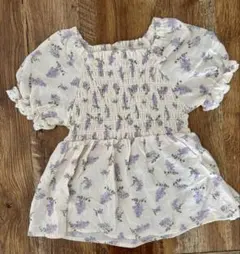 tete a tete 花柄 半袖ブラウス 120