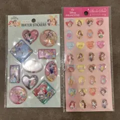 【新品】ディズニープリンセス ウォーターシール ストーンシール