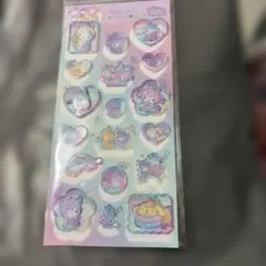 サンリオキャラクター すりガラス風シール
