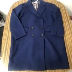 ポールスミス　ネイビー ダブルブレスト チェスターコート
