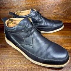 ◆Hawkins◆ホーキン 28.0cm レザースニーカー ブラック メンズのサムネイル