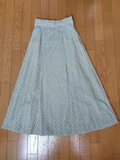 レースフレアロングスカートのサムネイル