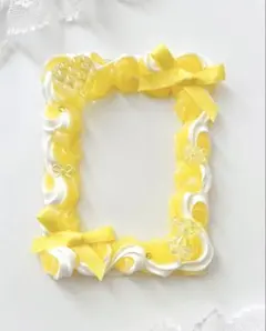 ホイップデコ　B8硬質トレカケース　白　黄色　ミックス　春