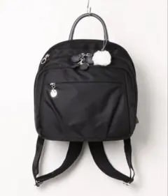 【美品】カナナプロジェクト カナナワンデイパック リュック ブラックのサムネイル