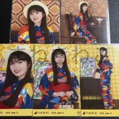 乃木坂46 生写真 浴衣 5種 コンプ 海邉朱莉 - メルカリ