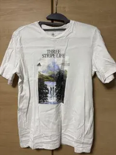adidas Three Stripe Life Tシャツ M ホワイトのサムネイル