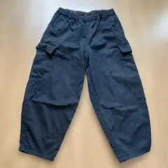 新品無印良品MUJI Labo汚れが落ちやすいカーゴパンツ L ネイビー