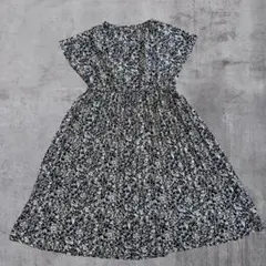 00’s vintage 花柄 半袖 ひざ丈ワンピース アーカイブy2k