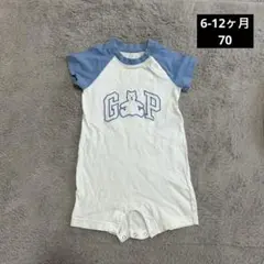 baby GAP クマプリントロンパース 6-12ヶ月