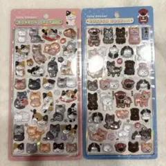 ボンボンドロップシール　和柄　2枚セット