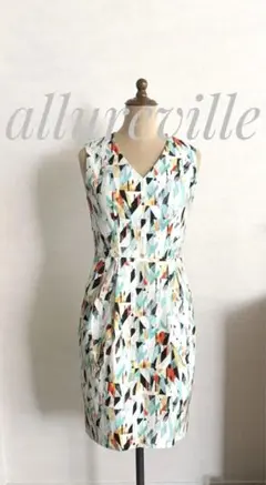 週末SALE☆allureville アルアバイル ワンピース 柄 SMのサムネイル