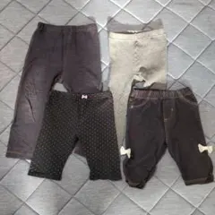 女の子　パンツ　タイツ　4点セット